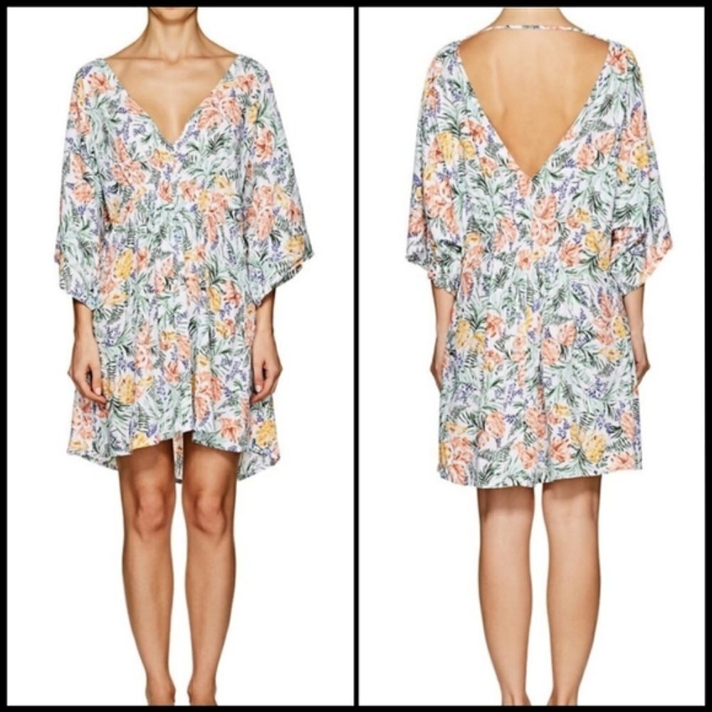 Onia Alessandra Swim Cover Up in‎ Garden Leaf S/M